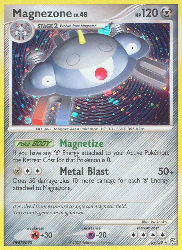 Diamond & Pearl Holo Magnezone #8/130